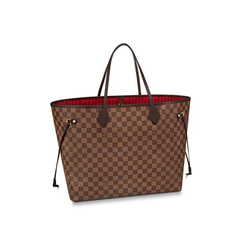 louis vuitton damier ebene brown|louis vuitton neverfull tote.